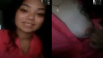 Desi GF Flashing Her Boobs For Me On Private Video Call