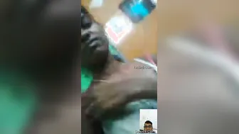 Village Babe Showing Off Her Boobs For Lover During Video Call