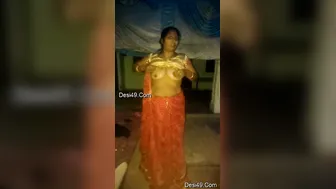 Married Bhabhi Stripping Naked Removing All Clothes Part Five