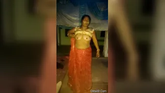 Married Bhabhi Stripping Naked Removing All Clothes Part Five
