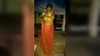 Married Bhabhi Stripping Naked Removing All Clothes Part Five