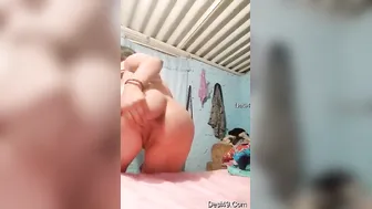 Shy Desi Girl Recording Nude Selfie Video Sending To Boyfriend