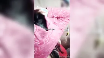 Horny Married Bhabhi Teasing In Pink Bra Stripping For Husband