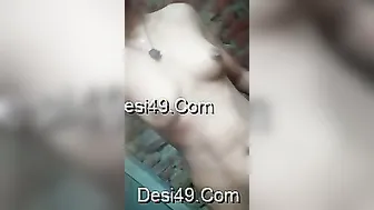 Young Babe Recording Herself Naked Alone In Her Bedroom Today