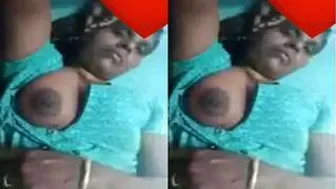 Tamil Aunty Pulling Out Her Huge Boobs During Late Night Video Call
