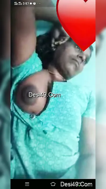 Tamil Aunty Pulling Out Her Huge Boobs During Late Night Video Call