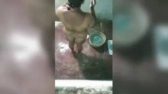 Telugu Bhabhi Caught Bathing On Hidden Camera In The Bathroom Now