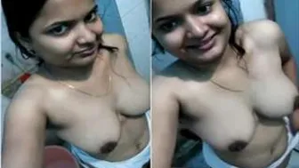 Shy Desi GF Lifting Her Top And Flashing Her Perky Boobs