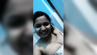 Shy Desi GF Lifting Her Top And Flashing Her Perky Boobs