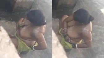 Spying On Bhabhi Bathing Naked Captured On My Hidden Camera