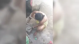 Spying On Bhabhi Bathing Naked Captured On My Hidden Camera