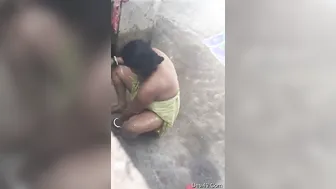 Spying On Bhabhi Bathing Naked Captured On My Hidden Camera