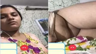 She Gets Naked On Video Call Flashing Her Pussy And Big Tits