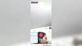 She Gets Naked On Video Call Flashing Her Pussy And Big Tits