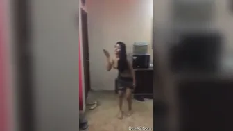 Two Slutty Call Girls Grinding And Dancing For Horny Clients