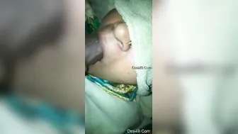 Horny Bhabhi Getting Her Mouth Fucked Hard By Husband At Home