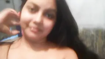 Horny GF Showing Off Her Body And Fingering Herself Solo