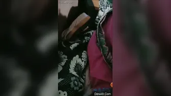 Married Bhabhi Flaunting Big Tits And Pussy Live On Cam Part Two