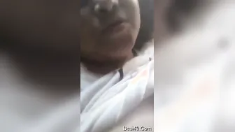 Village Bhabhi Flashing Her Massive Natural Tits For Her Lover