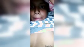 Desi GF Rubbing Her Pussy And Squeezing Big Tits Again