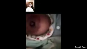 Hot GF Flashing Her Boobs And Pussy On Camera For Baby