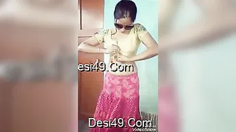 Wife Slowly Undressing While Husband Records Her Sexy Body Today