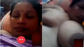 Village Wife Showing Off Her Huge Tits To Her Secret Lover Boy