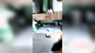 Village Housewife Bent Over And Fucked Rough From Behind
