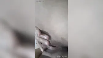 Punjabi Housewife Rubbing Herself And Moaning While Filming