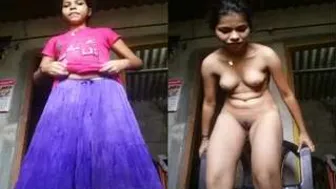 Village Girl Secretly Filming Herself Naked In Her Bedroom