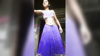 Village Girl Secretly Filming Herself Naked In Her Bedroom