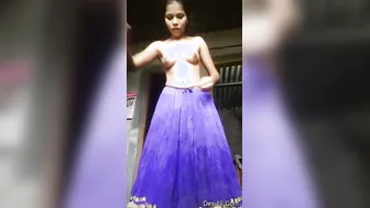 Village Girl Secretly Filming Herself Naked In Her Bedroom