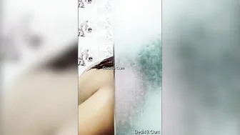 Curvy Indian Wife Soaping Up Her Body In Private Bathroom