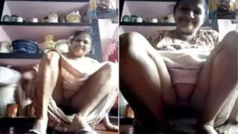 Mallu Wife Spreading Her Pussy Wide On Naughty Video Call
