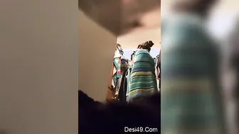 Sexy Babe Getting Dressed After Hot Shower Caught On Hidden Cam
