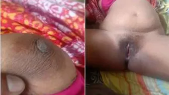 Village Wife Exposing Her Pussy And Boobs For Hubby On Camera