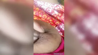 Village Wife Exposing Her Pussy And Boobs For Hubby On Camera
