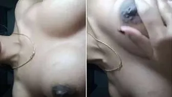 Young Desi Girl Lifting Top Revealing Her Beautiful Natural Tits