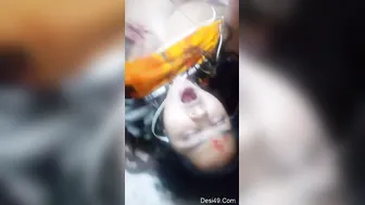 Married Bhabhi Touching Herself And Moaning While Home Alone