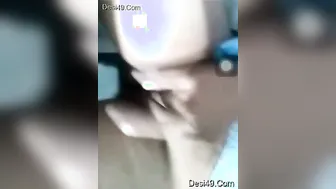 Desi GF Spreading Legs Wide Fingering Herself On Camera