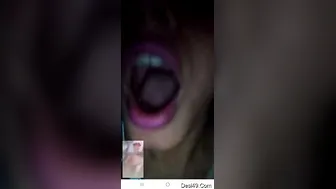 Married Bhabhi Flashing Her Tits And Pussy During Call Again