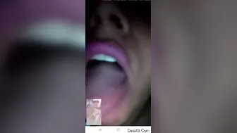 Married Bhabhi Flashing Her Tits And Pussy During Call Again