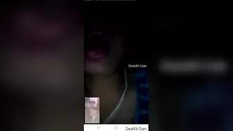 Married Bhabhi Flashing Her Tits And Pussy During Call Again
