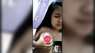 Horny GF Revealing Her Perky Boobs To Her Boyfriend