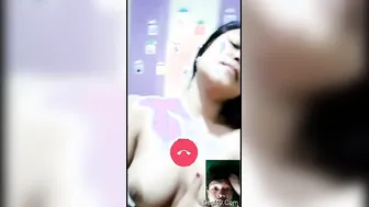 Horny GF Revealing Her Perky Boobs To Her Boyfriend