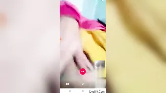 Naughty Bhabhi Flashing Her Pussy For Lover During Video Call