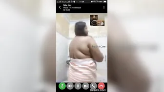 Cheating Wife Flashing Big Boobs To Lover On Video Call