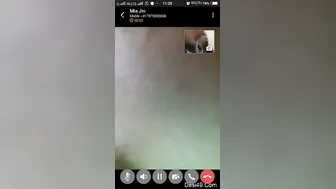 Cheating Wife Flashing Big Boobs To Lover On Video Call