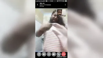 Cheating Wife Flashing Big Boobs To Lover On Video Call