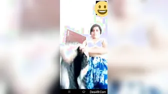 Desi GF Stripping Naked During Late Night Video Call